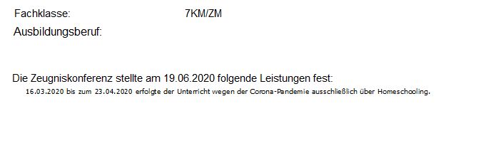 Die nicht vorgesehene zweite Seite mit dem Rest der Bemerkungen.