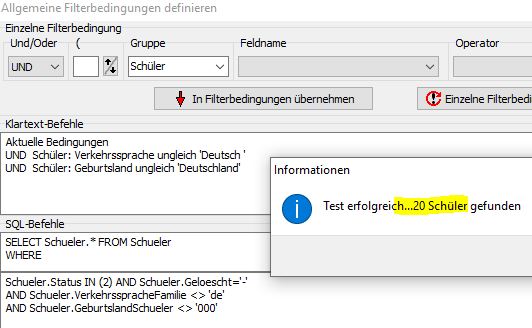 korrektes Ergebnis