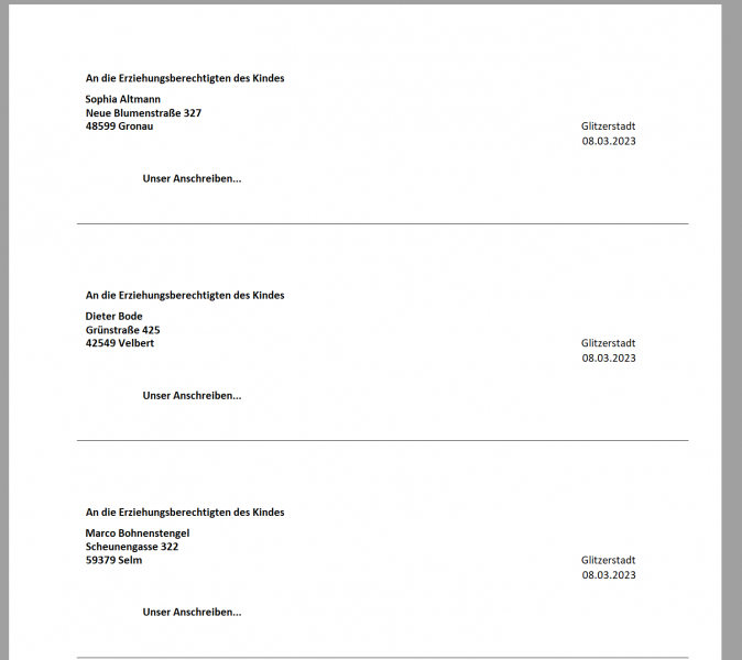 Datei:SchILD Reports Serienbriefe 2 simplesBeispiel.png