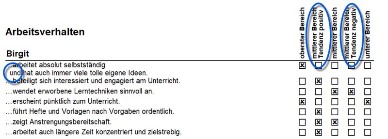 Datei:SchILD Kataloge Ankreuzkompetenzen Zeilenumbruch Beispiel.png