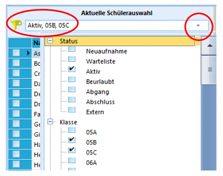 Datei:Schild Schueler Schuelercontainer Auswahlmenu.png