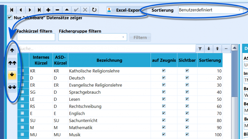 Datei:SchILD Tutorials GS VorbereitungLeistungsD Fächerkatalog Reigenfolge.png