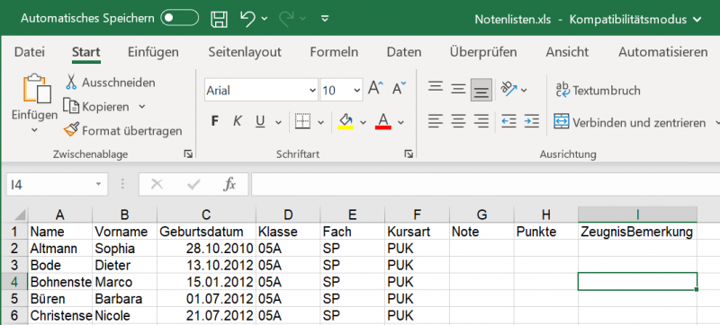 Datei:SchILD ExcelNotendateien Export 3 Beispiel.png