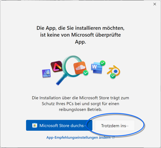 Datei:ENM3 Installation Warnung TrotzdemInstallieren nochmal.png