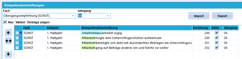 Datei:SchILD Tutorials GS Ankreuzzeugnisse FreiDefinierbaresSonstiges uebergangsempfehlung Unterkategorie.png