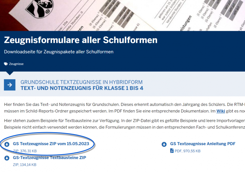 Datei:SchILD Tutorials GS Floskelzeugnisse ZeugnisseBeziehen.png