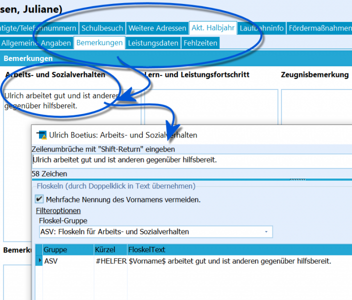 Datei:SchILD Tutorials GS Floskelzeugnisse Bemerkungen.png
