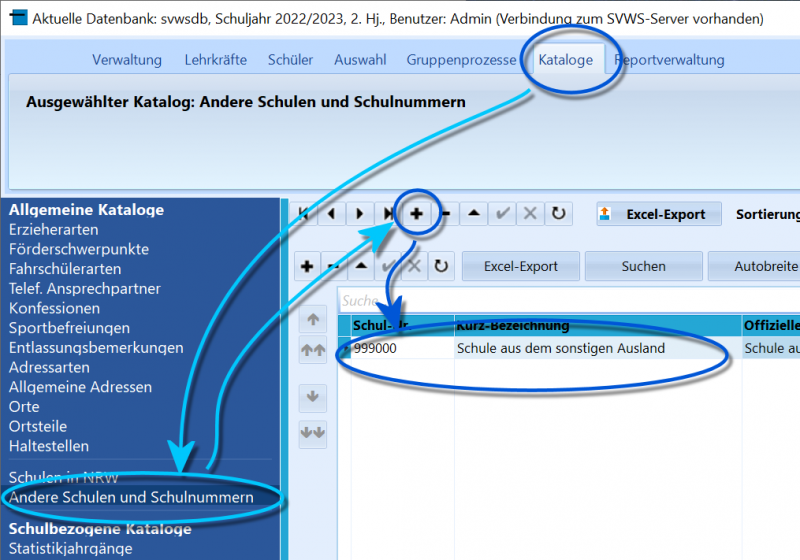 Datei:SchILD Tutorials Flucht SchuleAusAuslandHinzufügen.png